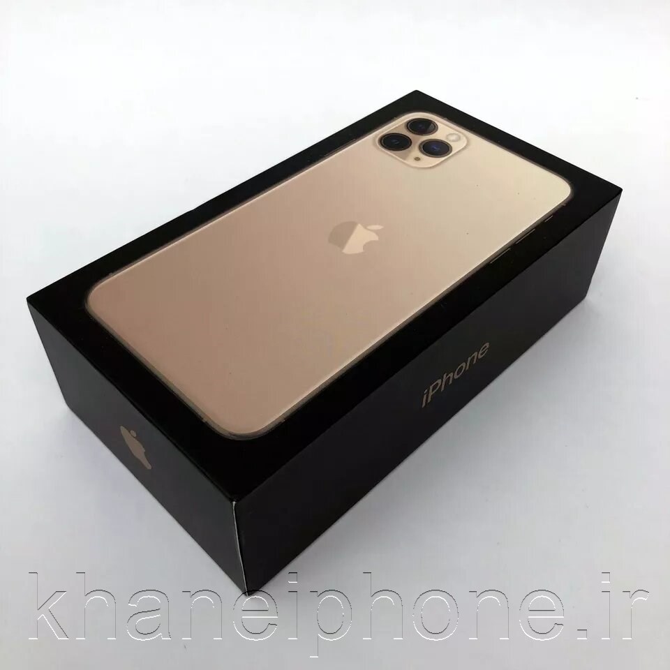 جعبه و کارتن گوشی iphone 11 pro max طلایی