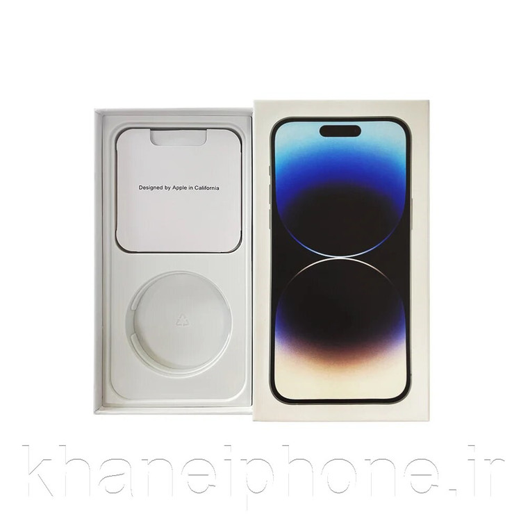 جعبه و کاتن گوشی iphone 14 pro رنگ سیلور