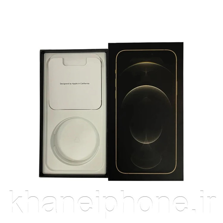 جعبه و کارتن گوشی iphone 12 pro رنگ طلایی