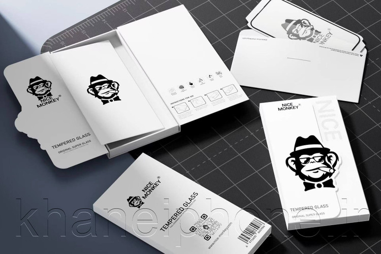 گلس محافظ صفحه نمایش گوشی آیفون monkey nice