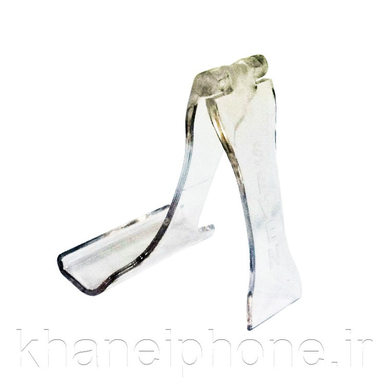 هولدر نگهدارنده تاشوی شفاف ویترین گوشی موبایل