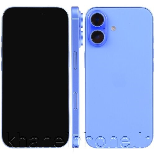ماکت گوشی iphone 16 رنگ آبی
