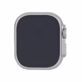 ماکت اپل واچ اولترا و اولترا ۲ با بدنه تیتانیوم نچرال و تیتانیوم مشکی، نمای نزدیک از طراحی لوکس و دقیق ساعت با صفحه نمایش بزرگ و دکمههای کناری.