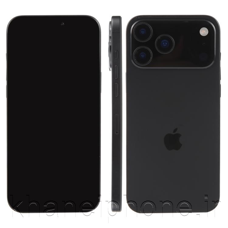 ماکت آیفون 17 پرو با طراحی جدید، ماژول دوربین بزرگ‌تر، فریم آلومینیومی و رنگ‌های متنوع شامل نارنجی، مشکی و سفید