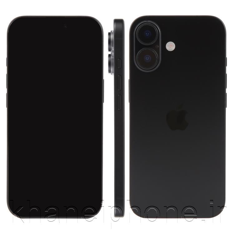 ماکت آیفون 17 در رنگهای مشکی، سفید و آبی آسمانی با طراحی باریک و مدرن