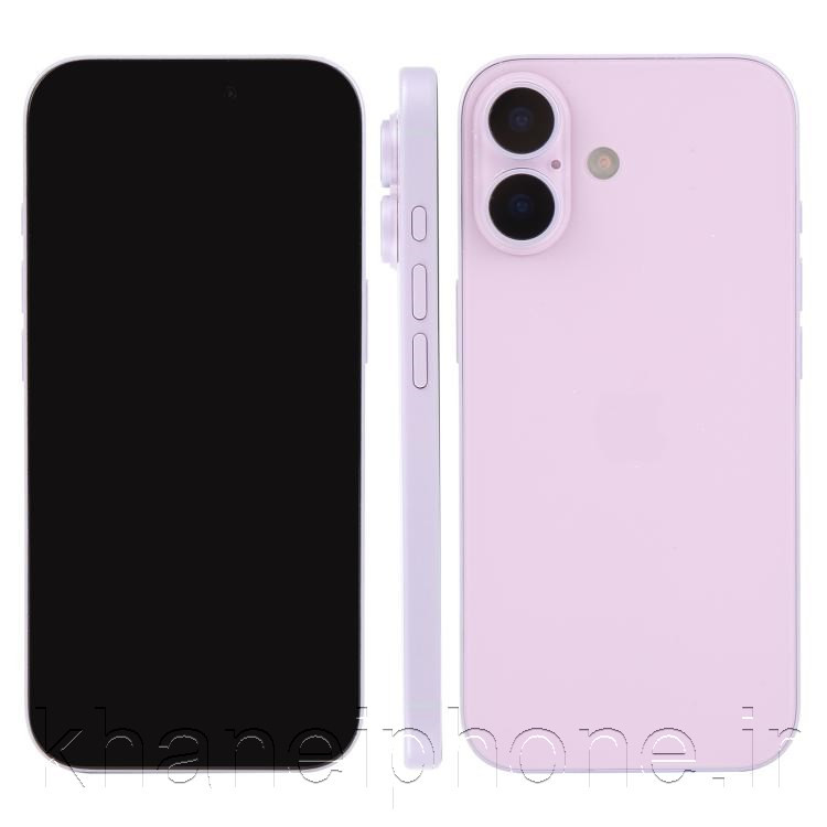 ماکت آیفون 17 در رنگهای مشکی، سفید و آبی آسمانی با طراحی باریک و مدرن