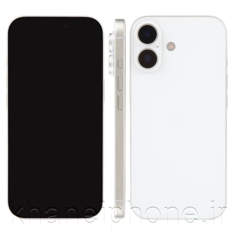 ماکت آیفون 17 در رنگ‌های مشکی، سفید و آبی آسمانی با طراحی باریک و مدرن