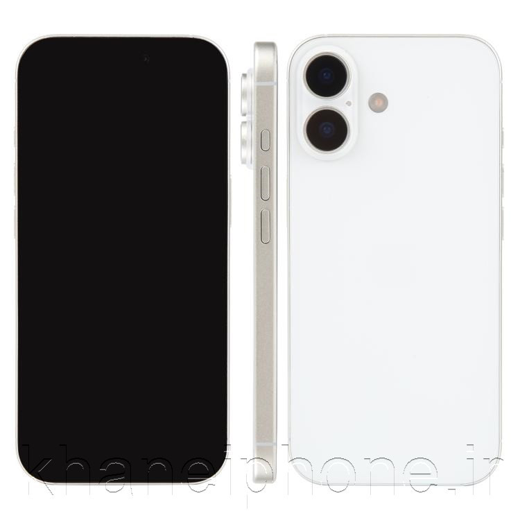 ماکت آیفون 17 در رنگهای مشکی، سفید و آبی آسمانی با طراحی باریک و مدرن