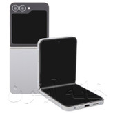 ماکت گوشی گلکسی زد فلیپ ۶ در رنگ آبی نقرهای با طراحی شیک تاشو، بدنه مقاوم گوریلا گلس و دوربین ظاهری ۵۰ مگاپیکسلی برای نمایش.