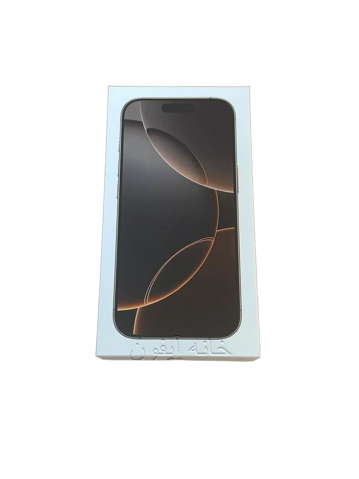 جعبه کارتن iphone 16 pro max رنگ دیزرت صحرایی