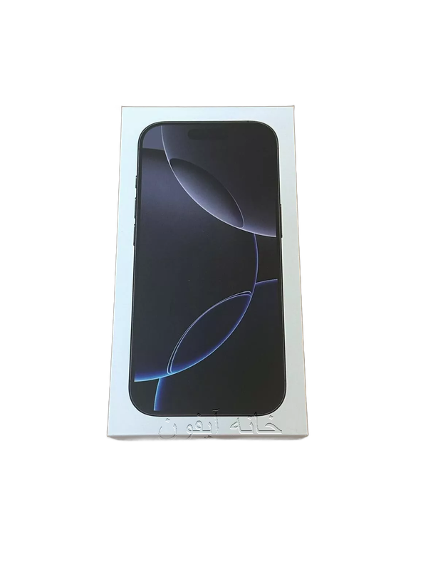جعبه کارتن iphone 16 pro max رنگ مشکی
