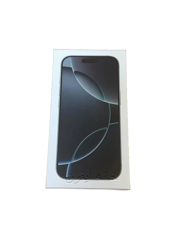 جعبه کارتن iphone 16 pro max رنگ نقره ای