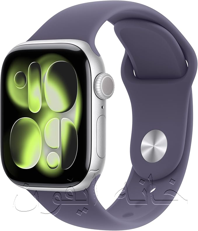 Apple Watch Series 11 آلومینیومی نقرهای (Silver)، طراحی نازک و راحت با ویژگیهای ردیابی خواب، تشخیص فشار خون بالا، GPS دقیق و سازگاری با iOS 18، مناسب برای سبک زندگی روزمره.