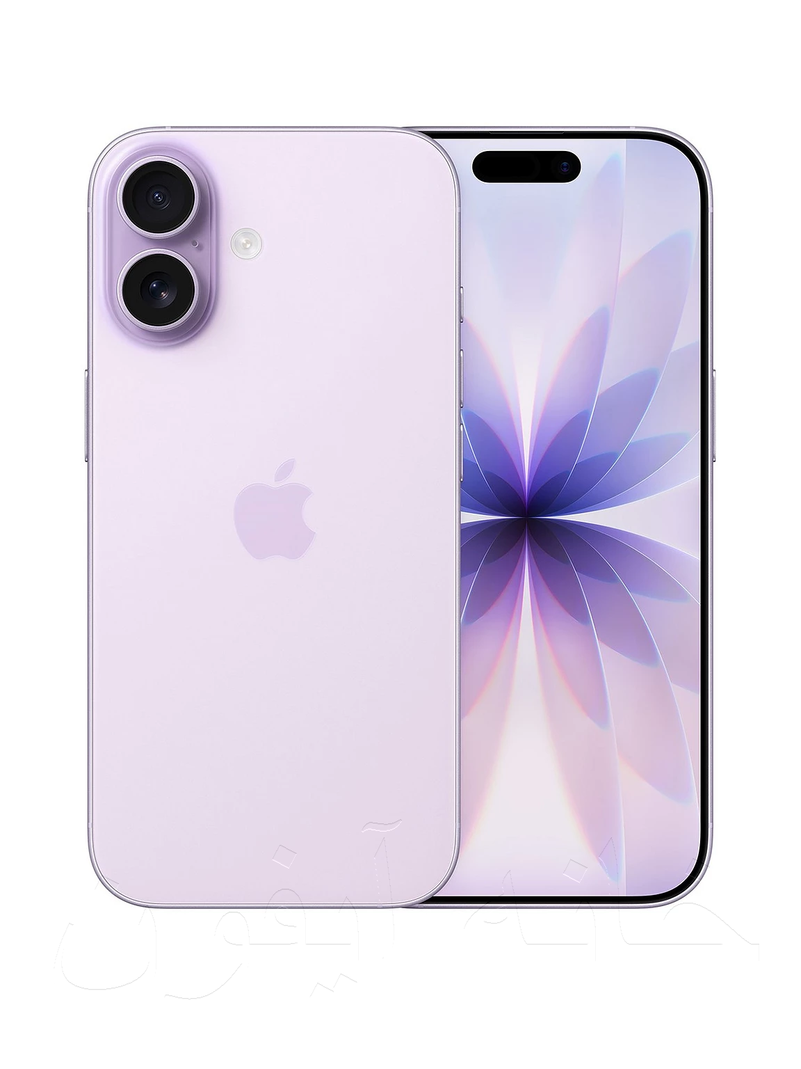 آیفون ۱۷ با رنگ بنفش ملایم و مات.