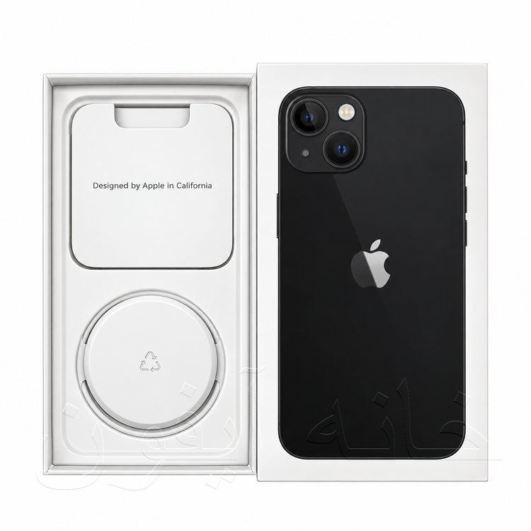 جعبه و کارتن خالی آیفون 13 (iPhone 13) رنگ مشکی برای دکور ویترین فروشگاه