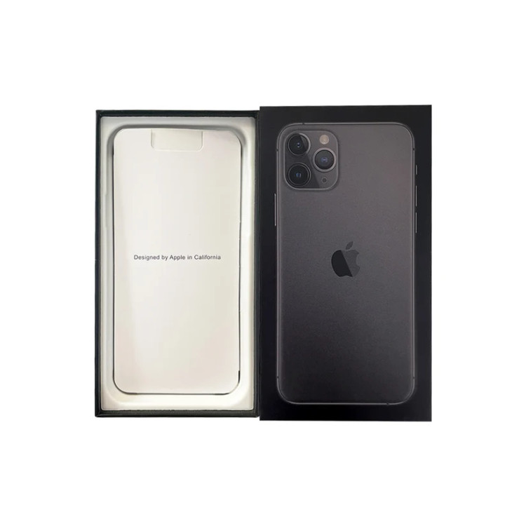 جعبه و کارتن خالی آیفون 11 پرو (iPhone 11 Pro) رنگ خاکستری فضایی برای دکور ویترین فروشگاه
