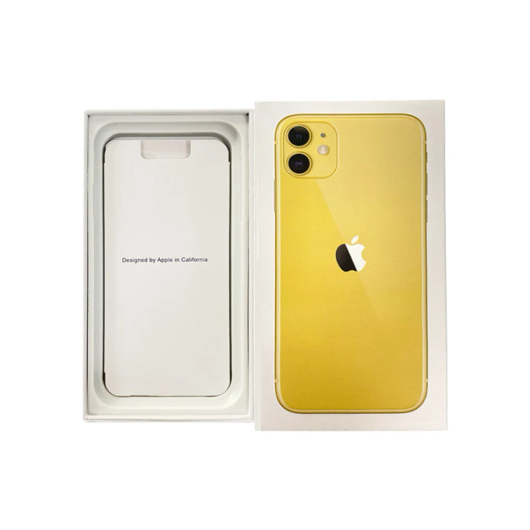 جعبه و کارتن خالی گوشی iphone 11 رنگ زرد yellow